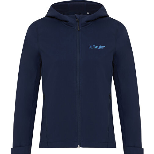 Iqoniq Makalu Damen Softshelljacke Aus Recyceltem Polyester , navy blau, 91% recyceltes Polyester, 7% recyceltes TPU, 2% Elastan, S, 64,00cm x 2,50cm (Länge x Höhe), Bild 15