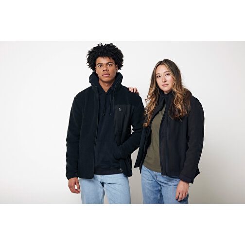 Iqoniq Makalu Damen Softshelljacke Aus Recyceltem Polyester , schwarz, 91% recyceltes Polyester, 7% recyceltes TPU, 2% Elastan, XXL, 72,00cm x 3,00cm (Länge x Höhe), Bild 14