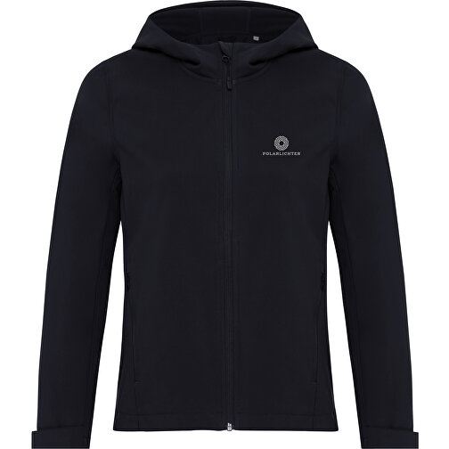 Iqoniq Makalu Damen Softshelljacke Aus Recyceltem Polyester , schwarz, 91% recyceltes Polyester, 7% recyceltes TPU, 2% Elastan, XL, 70,00cm x 3,00cm (Länge x Höhe), Bild 11