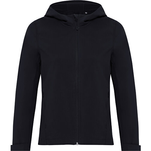 Iqoniq Makalu Damen Softshelljacke Aus Recyceltem Polyester , schwarz, 91% recyceltes Polyester, 7% recyceltes TPU, 2% Elastan, S, 64,00cm x 2,50cm (Länge x Höhe), Bild 1