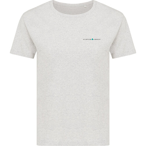 Iqoniq Yala Damen T-Shirt Aus Recycelter Baumwolle , ungefärbte helles Grau, 30% recycelte und 70% biologische Baumwolle, XS, 62,00cm x 1,00cm (Länge x Höhe), Bild 3