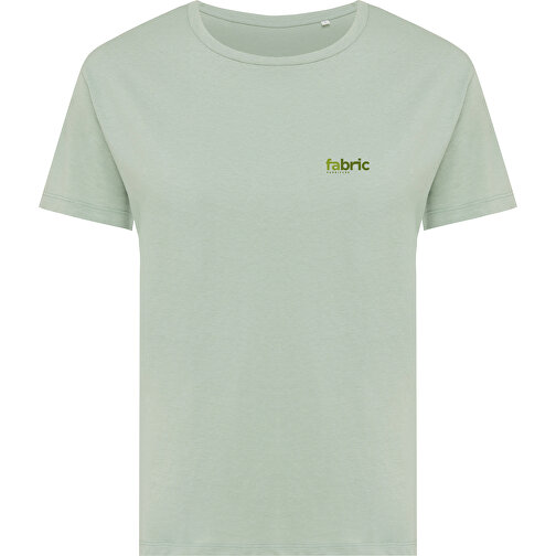 Iqoniq Yala Damen T-Shirt Aus Recycelter Baumwolle , Iceberg green, 30% recycelte und 70% biologische Baumwolle, XS, 62,00cm x 1,00cm (Länge x Höhe), Bild 4