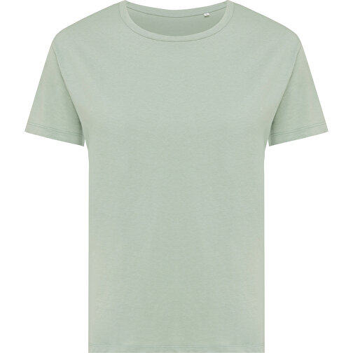 Iqoniq Yala Damen T-Shirt Aus Recycelter Baumwolle , Iceberg green, 30% recycelte und 70% biologische Baumwolle, S, 65,00cm x 1,00cm (Länge x Höhe), Bild 1