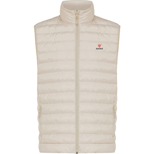 Iqoniq Meru Herren Bodywarmer Aus Recyceltem Polyester , beige, 100% recyceltes Polyester, XXXL, 77,00cm x 0,50cm (Länge x Höhe), Bild 12