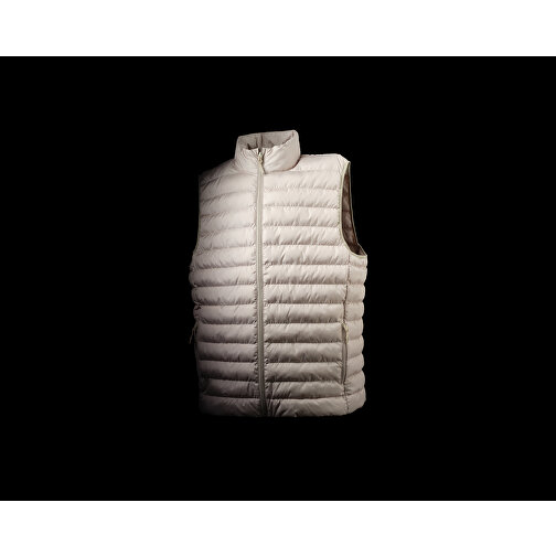 Iqoniq Meru Herren Bodywarmer Aus Recyceltem Polyester , beige, 100% recyceltes Polyester, XXL, 75,00cm x 0,50cm (Länge x Höhe), Bild 15