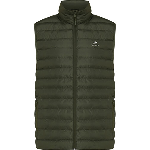 Iqoniq Meru Herren Bodywarmer Aus Recyceltem Polyester , khaki, 100% recyceltes Polyester, XXL, 75,00cm x 0,50cm (Länge x Höhe), Bild 11