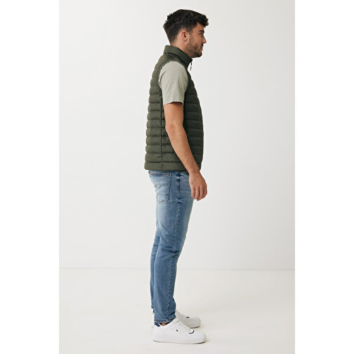 Iqoniq Meru Herren Bodywarmer Aus Recyceltem Polyester , khaki, 100% recyceltes Polyester, XXL, 75,00cm x 0,50cm (Länge x Höhe), Bild 5