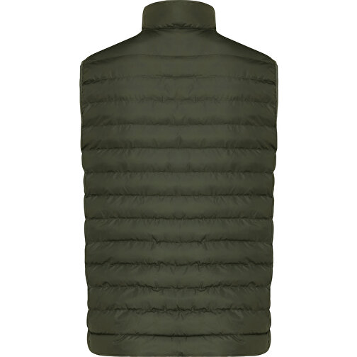 Iqoniq Meru Herren Bodywarmer Aus Recyceltem Polyester , khaki, 100% recyceltes Polyester, XL, 73,00cm x 0,50cm (Länge x Höhe), Bild 2