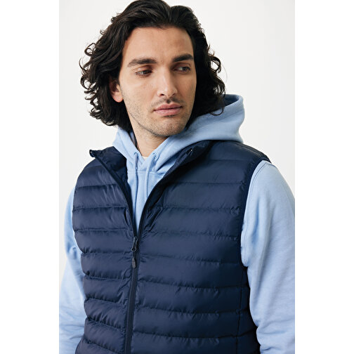 Iqoniq Meru Herren Bodywarmer Aus Recyceltem Polyester , navy blau, 100% recyceltes Polyester, XXXL, 77,00cm x 0,50cm (Länge x Höhe), Bild 11