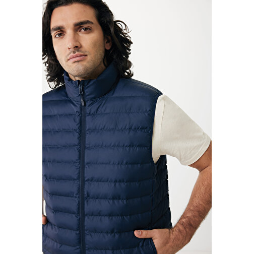 Iqoniq Meru Herren Bodywarmer Aus Recyceltem Polyester , navy blau, 100% recyceltes Polyester, XXL, 75,00cm x 0,50cm (Länge x Höhe), Bild 10