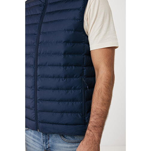 Iqoniq Meru Herren Bodywarmer Aus Recyceltem Polyester , navy blau, 100% recyceltes Polyester, S, 67,00cm x 0,50cm (Länge x Höhe), Bild 12