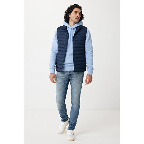 Iqoniq Meru Herren Bodywarmer Aus Recyceltem Polyester , navy blau, 100% recyceltes Polyester, 5XL, 80,00cm x 0,50cm (Länge x Höhe), Bild 5