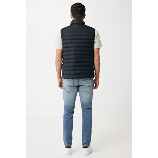 Iqoniq Meru Herren Bodywarmer Aus Recyceltem Polyester , schwarz, 100% recyceltes Polyester, XXL, 75,00cm x 0,50cm (Länge x Höhe), Bild 5