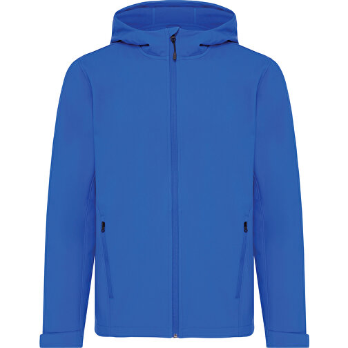 Iqoniq Makalu Herren Softshelljacke Aus Recyceltem Polyester , Königsblau, 91% recyceltes Polyester, 7% recyceltes TPU, 2% Elastan, XXL, 77,00cm x 3,00cm (Länge x Höhe), Bild 1