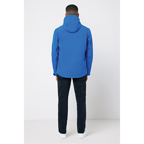 Iqoniq Makalu Herren Softshelljacke Aus Recyceltem Polyester , Königsblau, 91% recyceltes Polyester, 7% recyceltes TPU, 2% Elastan, L, 73,00cm x 3,00cm (Länge x Höhe), Bild 7