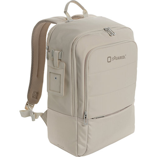 Armond AWARE™ RPET 15.6' Laptop-Rucksack , beige, PET - recycelt, 31,00cm x 44,00cm (Länge x Höhe), Bild 11