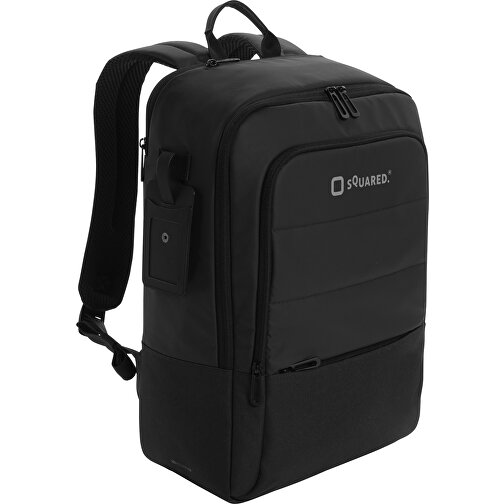 Armond AWARE™ RPET 15.6' Laptop-Rucksack , schwarz, PET - recycelt, 31,00cm x 44,00cm (Länge x Höhe), Bild 11