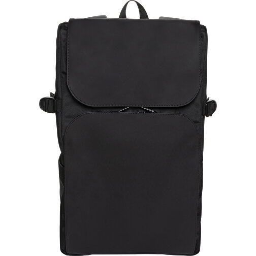 Pascal AWARE™ RPET Deluxe Weekend Rucksack , schwarz, PET - recycelt, 29,50cm x 50,00cm (Länge x Höhe), Bild 2