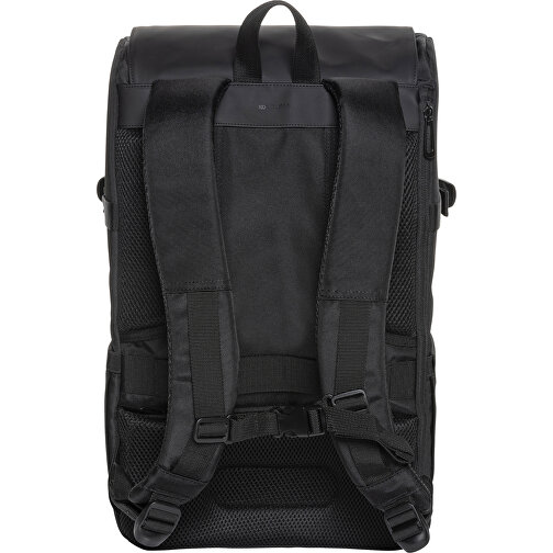 Pascal AWARE™ RPET Deluxe Weekend Rucksack , schwarz, PET - recycelt, 29,50cm x 50,00cm (Länge x Höhe), Bild 4