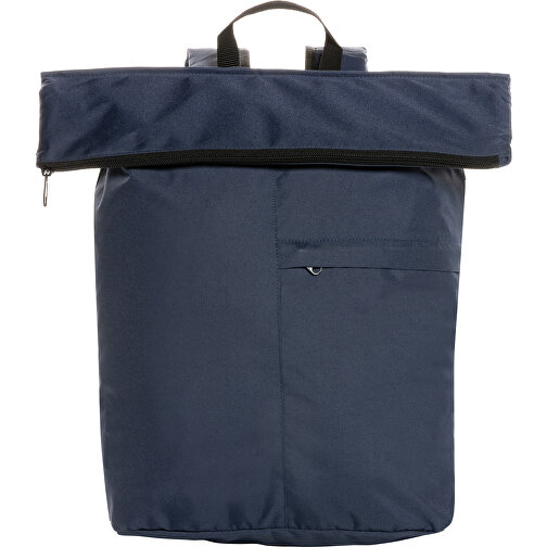 Dillon AWARE™ RPET Faltbarer Lightweight-Rucksack , navy blau, PET - recycelt, 30,00cm x 46,00cm (Länge x Höhe), Bild 2