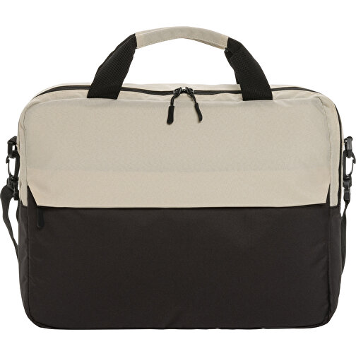 Kazu AWARE™ 15,6' RPET Laptop-Tasche , off white, PET - recycelt, 39,50cm x 30,00cm (Länge x Höhe), Bild 2