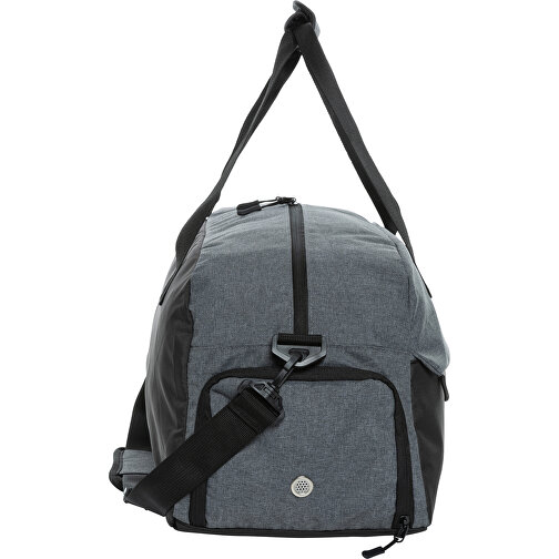 Kazu AWARE™ RPET Weekend-Duffel-Bag , grau, PET - recycelt, 50,50cm x 25,50cm (Länge x Höhe), Bild 3