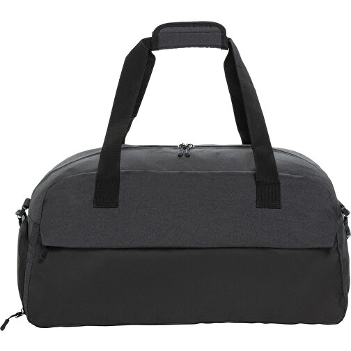 Kazu AWARE™ RPET Weekend-Duffel-Bag , schwarz, PET - recycelt, 50,50cm x 25,50cm (Länge x Höhe), Bild 2