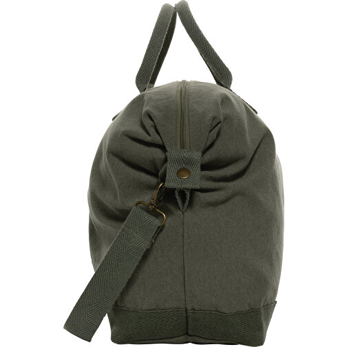 Kezar AWARE™ 500g/m² Wochenendtasche Aus Recyceltem Canvas , grün, Canvas - recycelt, 64,00cm x 40,00cm (Länge x Höhe), Bild 5