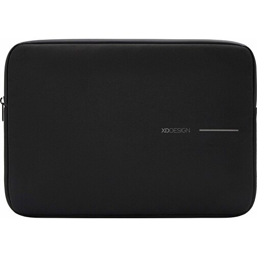 XD Design 14' Laptop Sleeve, Schwarz , schwarz, PET - recycelt, 34,50cm x 24,00cm x 2,50cm (Länge x Höhe x Breite), Bild 2