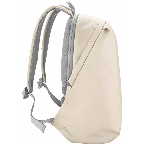 Bobby Soft, Anti-Diebstahl-Rucksack , beige, PET - recycelt, 30,00cm x 45,00cm (Länge x Höhe), Bild 5