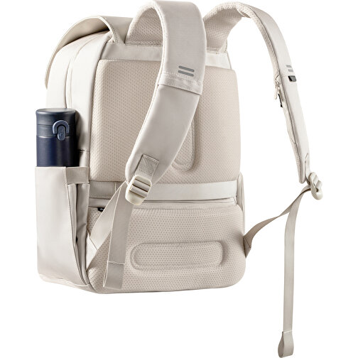 Soft Daypack , beige, PET - recycelt, 32,00cm x 41,50cm (Länge x Höhe), Bild 10