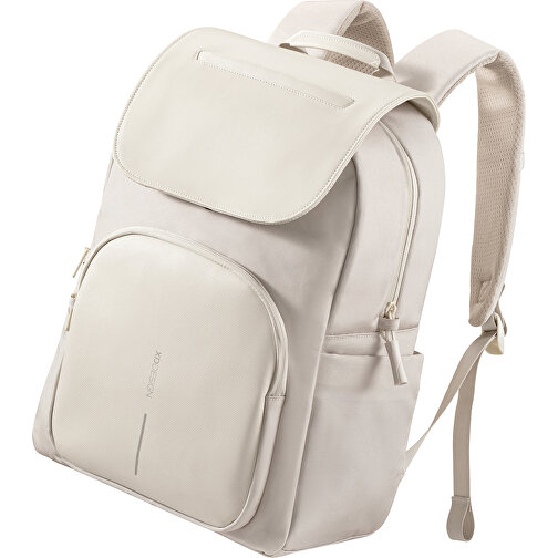 Soft Daypack , beige, PET - recycelt, 32,00cm x 41,50cm (Länge x Höhe), Bild 5