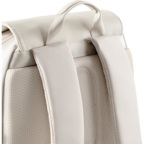 Soft Daypack , beige, PET - recycelt, 32,00cm x 41,50cm (Länge x Höhe), Bild 6