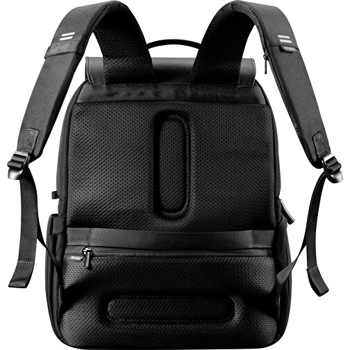 Soft Daypack , schwarz, PET - recycelt, 32,00cm x 41,50cm (Länge x Höhe), Bild 3