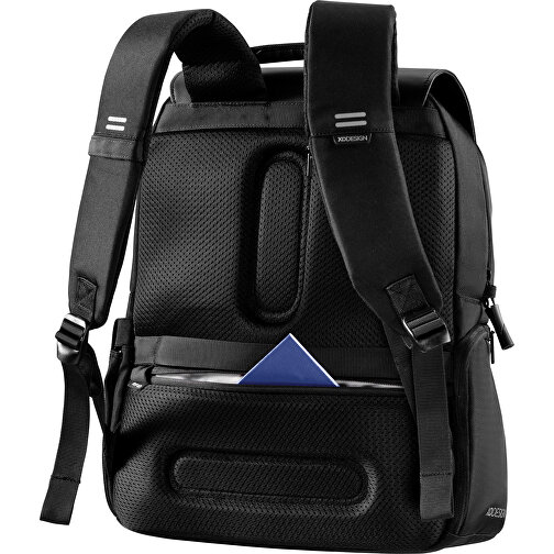 Soft Daypack , schwarz, PET - recycelt, 32,00cm x 41,50cm (Länge x Höhe), Bild 9