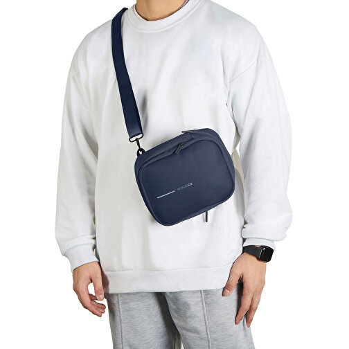 Boxy Sling , navy blau, PET - recycelt, 16,00cm x 21,00cm (Länge x Höhe), Bild 17