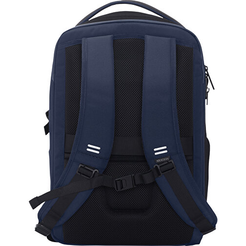 Bizz Rucksack , navy blau, PET - recycelt, 32,00cm x 18,00cm (Länge x Höhe), Bild 4