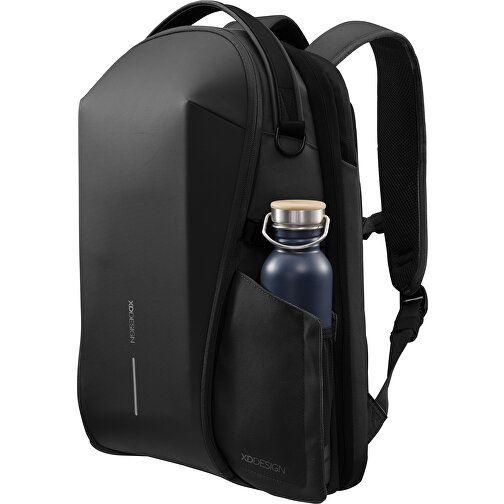 Bizz Rucksack , schwarz, PET - recycelt, 32,00cm x 18,00cm (Länge x Höhe), Bild 10