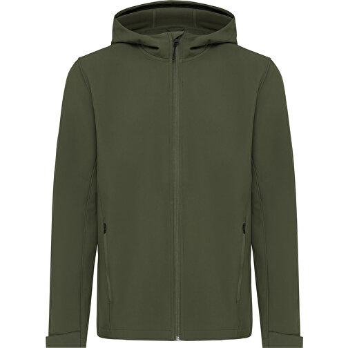 Iqoniq Makalu Herren Softshelljacke Aus Recyceltem Polyester , khaki, 91% recyceltes Polyester, 7% recyceltes TPU, 2% Elastan, M, 71,00cm x 2,50cm (Länge x Höhe), Bild 1