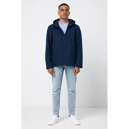 Iqoniq Makalu Herren Softshelljacke Aus Recyceltem Polyester , navy blau, 91% recyceltes Polyester, 7% recyceltes TPU, 2% Elastan, XXXL, 79,00cm x 3,00cm (Länge x Höhe), Bild 7