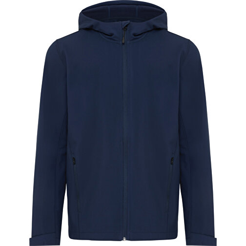 Iqoniq Makalu Herren Softshelljacke Aus Recyceltem Polyester , navy blau, 91% recyceltes Polyester, 7% recyceltes TPU, 2% Elastan, XL, 75,00cm x 3,00cm (Länge x Höhe), Bild 1