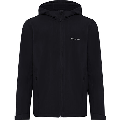 Iqoniq Makalu Herren Softshelljacke Aus Recyceltem Polyester , schwarz, 91% recyceltes Polyester, 7% recyceltes TPU, 2% Elastan, M, 71,00cm x 2,50cm (Länge x Höhe), Bild 11