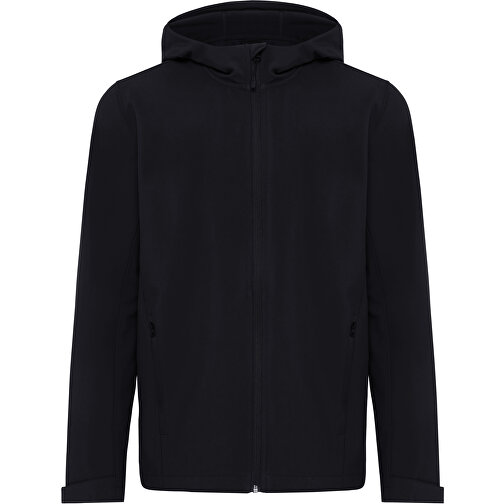 Iqoniq Makalu Herren Softshelljacke Aus Recyceltem Polyester , schwarz, 91% recyceltes Polyester, 7% recyceltes TPU, 2% Elastan, L, 73,00cm x 3,00cm (Länge x Höhe), Bild 1