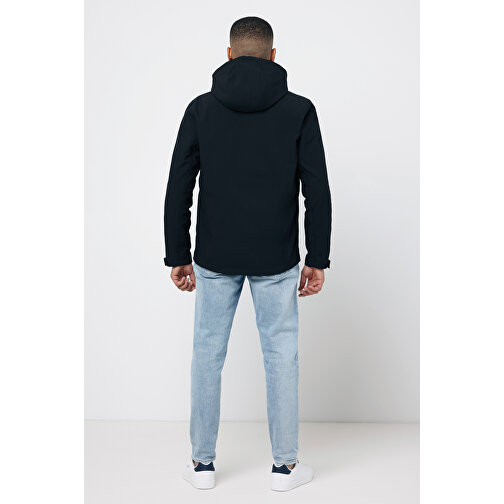 Iqoniq Makalu Herren Softshelljacke Aus Recyceltem Polyester , schwarz, 91% recyceltes Polyester, 7% recyceltes TPU, 2% Elastan, L, 73,00cm x 3,00cm (Länge x Höhe), Bild 7