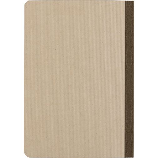 Stylo Bonsucro Zertifiziertes Zuckerrohrpapier Notizbuch A5 , braun, Bagasse-Papier, 20,00cm x 1,00cm (Länge x Höhe), Bild 5