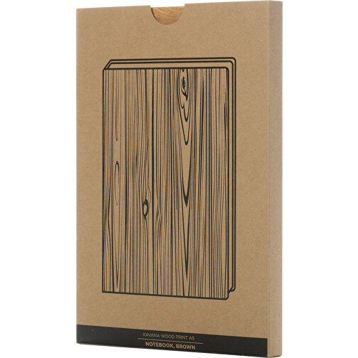 Cuaderno Kavana A5 con estampado de madera, Imagen 8