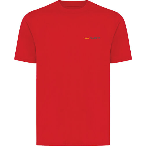 Iqoniq Sierra Lightweight T-Shirt Aus Recycelter Baumwolle , rot, 30% recycelte und 70% biologische Baumwolle, XS, 65,00cm x 1,00cm (Länge x Höhe), Bild 3