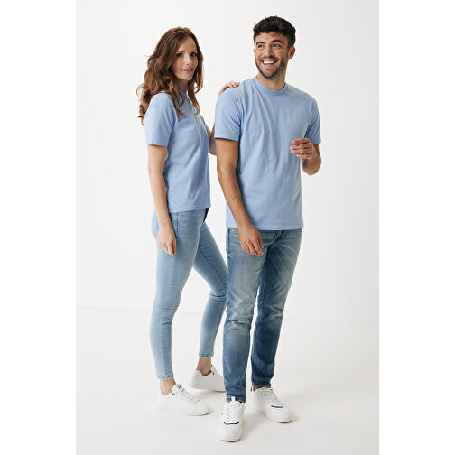 Iqoniq Sierra Lightweight T-Shirt Aus Recycelter Baumwolle , sky blue, 30% recycelte und 70% biologische Baumwolle, L, 75,00cm x 1,00cm (Länge x Höhe), Bild 3