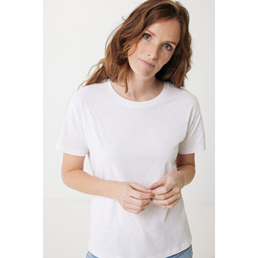 Iqoniq Sierra Lightweight T-Shirt Aus Recycelter Baumwolle , weiß, 30% recycelte und 70% biologische Baumwolle, XS, 65,00cm x 1,00cm (Länge x Höhe), Bild 14