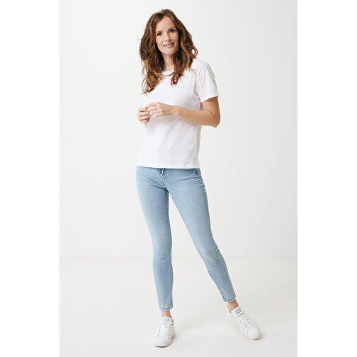 Iqoniq Sierra Lightweight T-Shirt Aus Recycelter Baumwolle , weiss, 30% recycelte und 70% biologische Baumwolle, S, 69,00cm x 1,00cm (Länge x Höhe), Bild 4